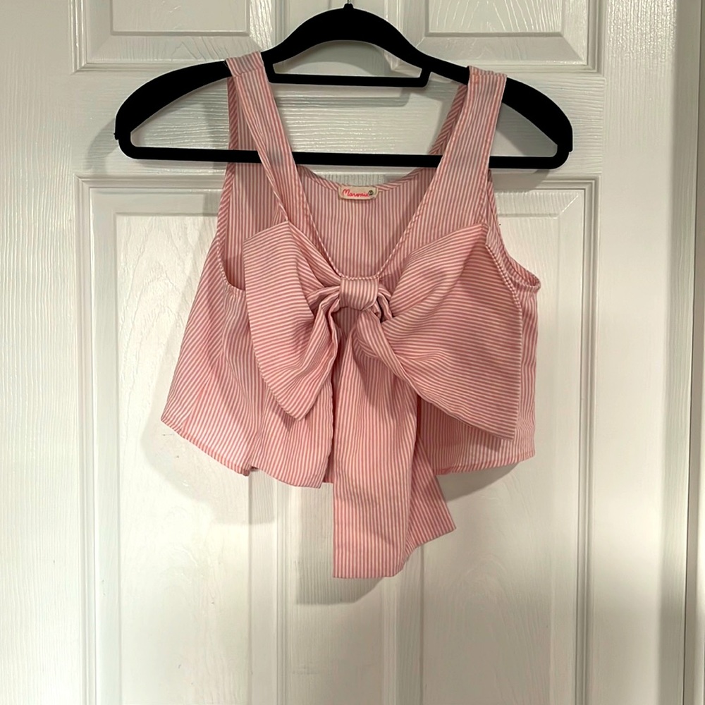 Pink crop top